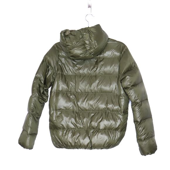 PATAGONIA Raven Rocks Hoody Puffer Jacket Forest Green 700 Fill Women's S - Picture 2 of 11